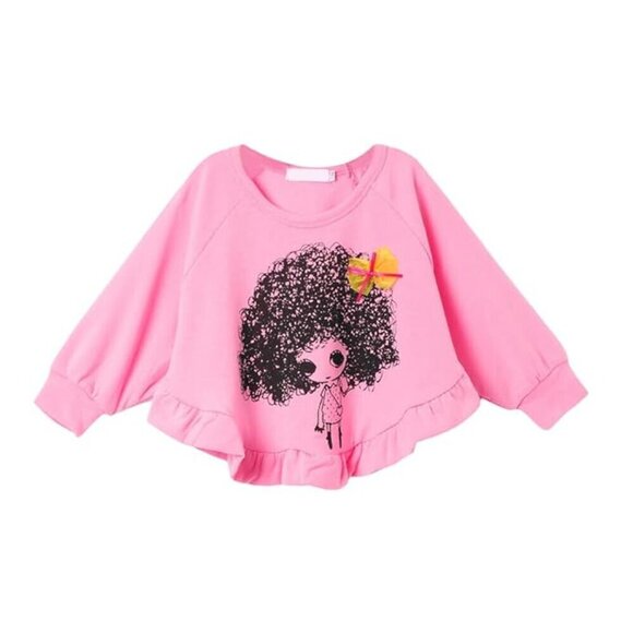 Hopscotch Girls Cotton Graphic Print - Picture 1 of 8